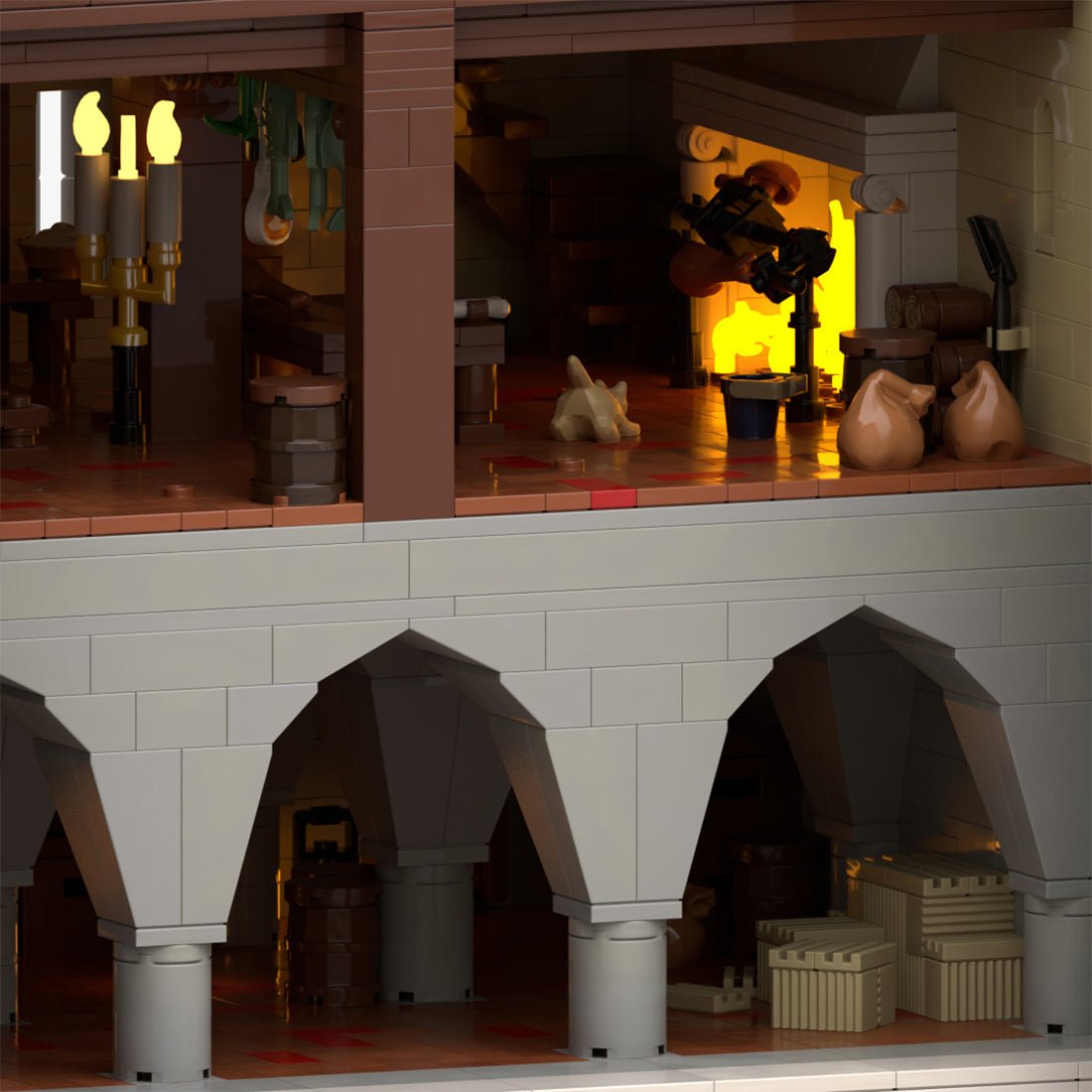 MOC - 185584 Fortified House MOC Klemmbausteine - LesDiy - Klemmbausteine