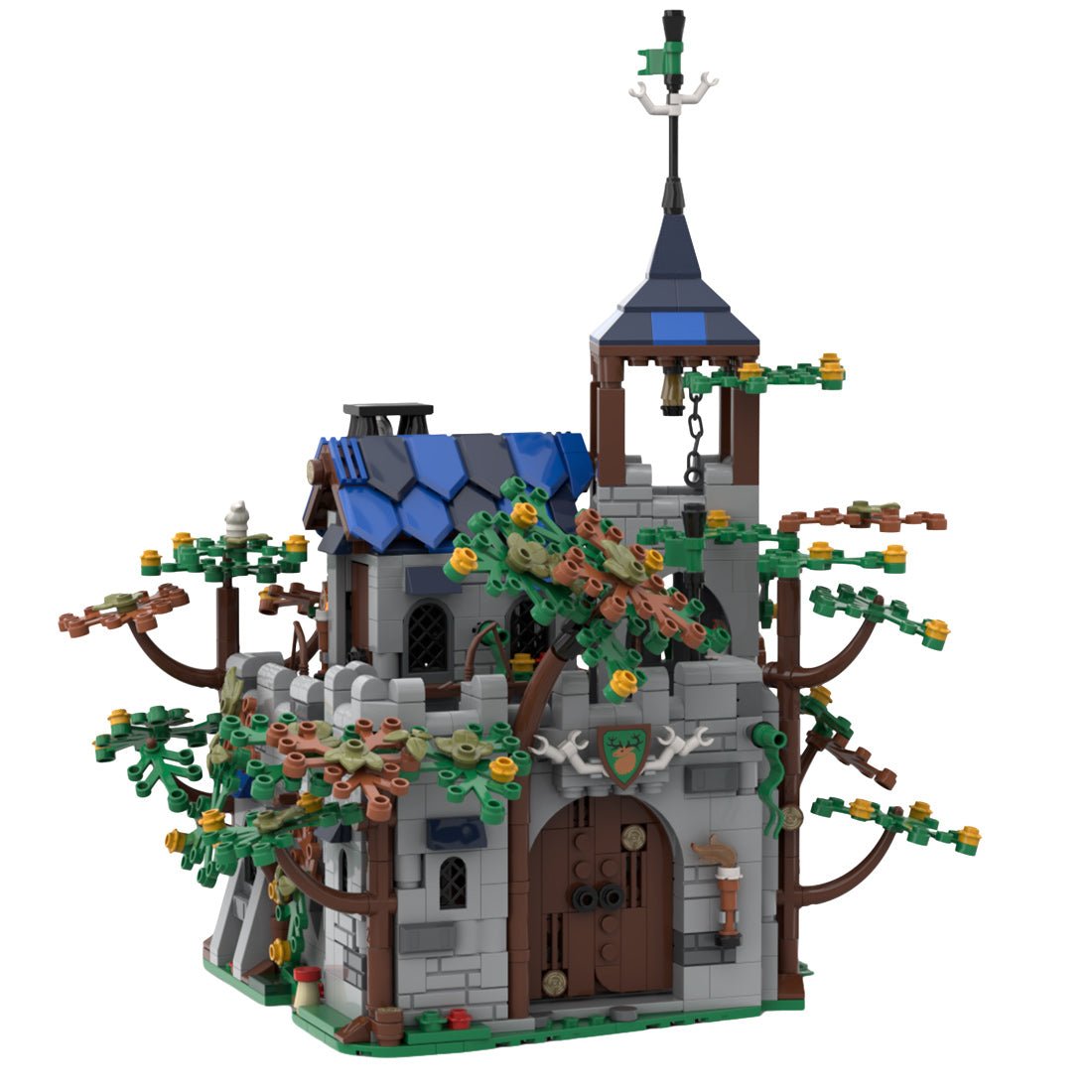 MOC - 185913 Castle Forest - Forestmens Klemmbausteine - LesDiy - Klemmbausteine