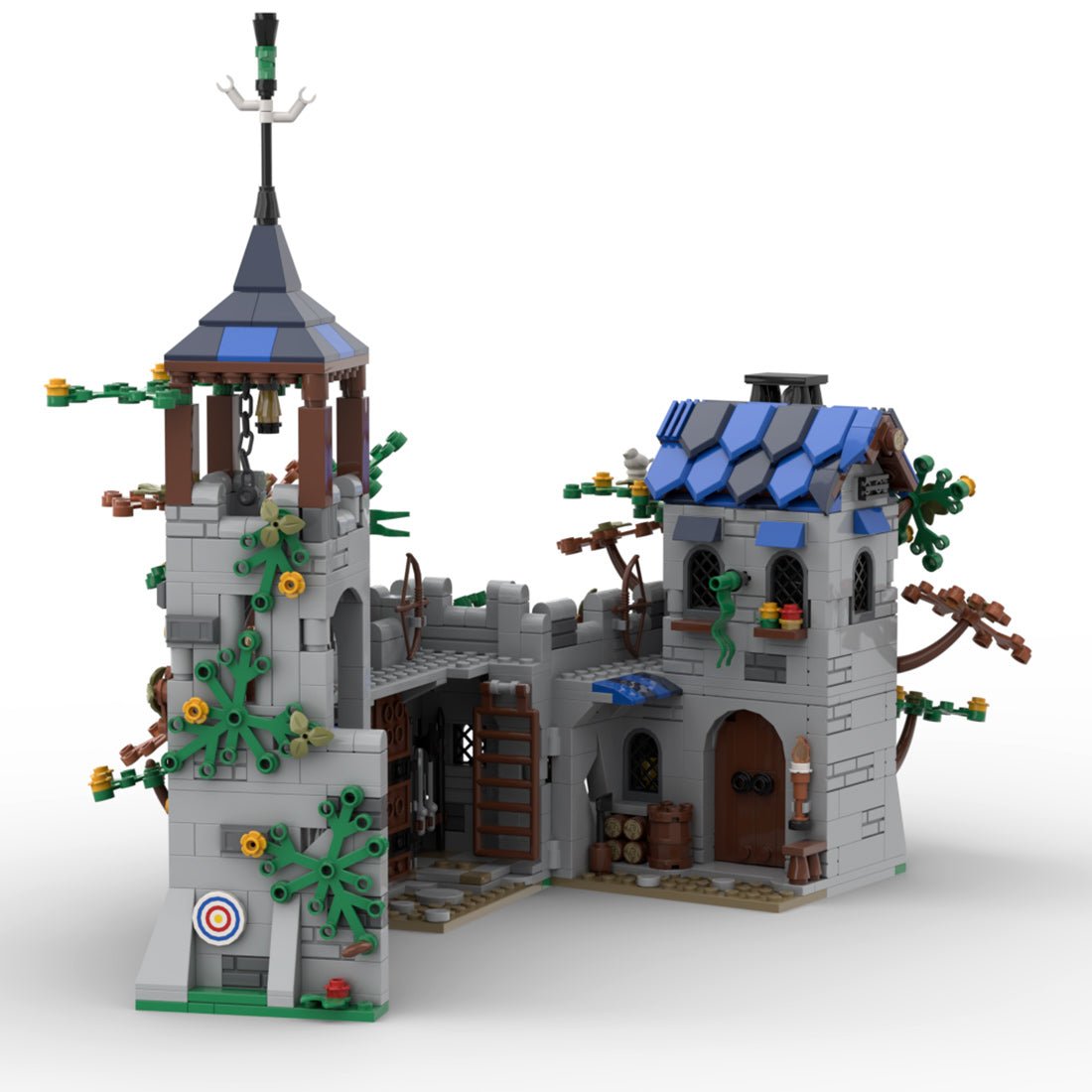 MOC - 185913 Castle Forest - Forestmens Klemmbausteine - LesDiy - Klemmbausteine