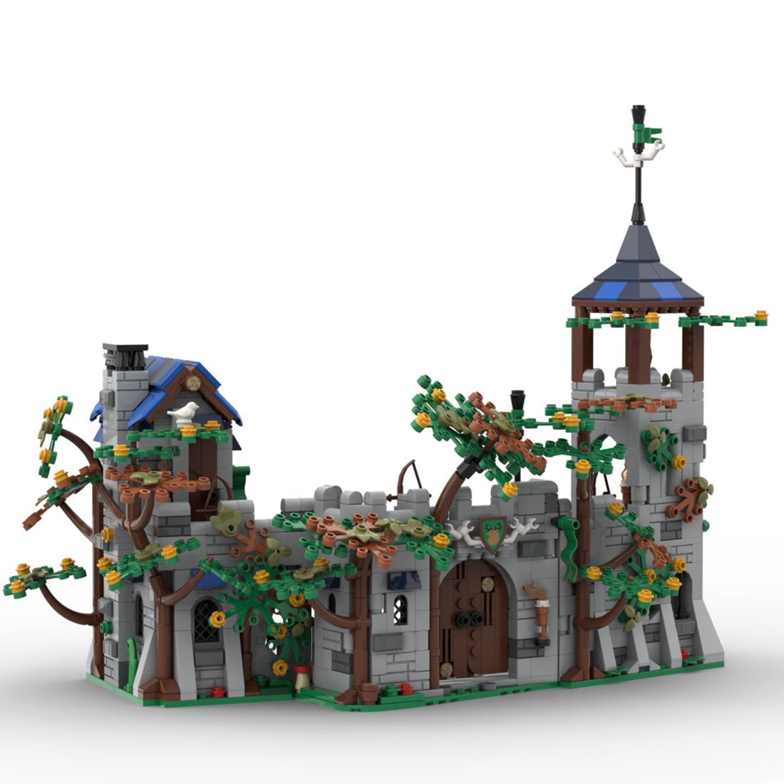 MOC - 185913 Castle Forest - Forestmens Klemmbausteine - LesDiy - Klemmbausteine