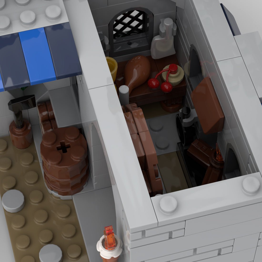 MOC - 185913 Castle Forest - Forestmens Klemmbausteine - LesDiy - Klemmbausteine