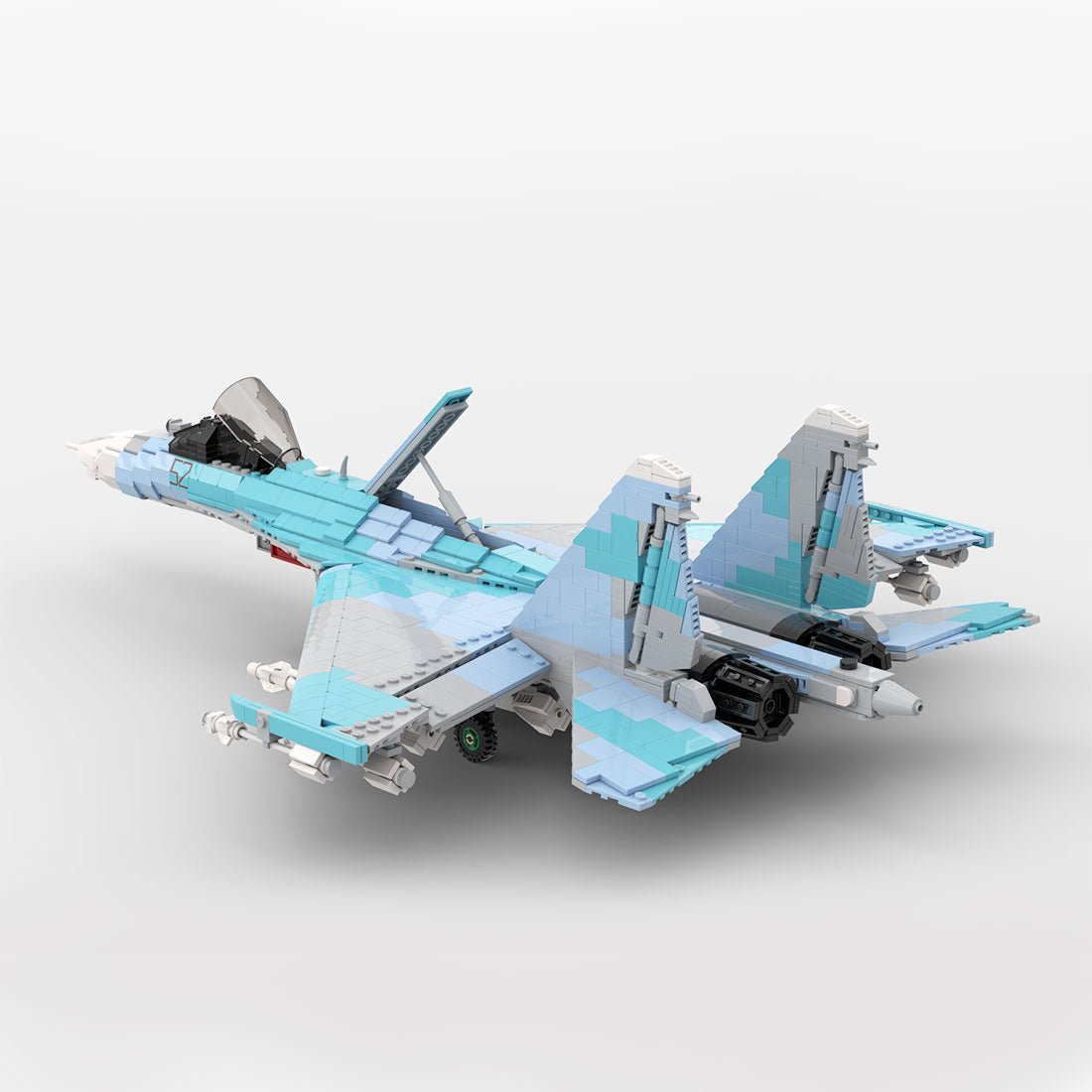 MOC - 186091 Su - 27 Klemmbausteine - LesDiy - Klemmbausteine
