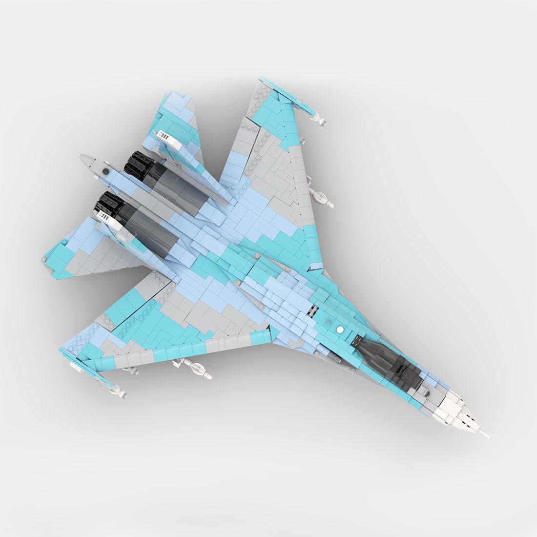 MOC - 186091 Su - 27 Klemmbausteine - LesDiy - Klemmbausteine