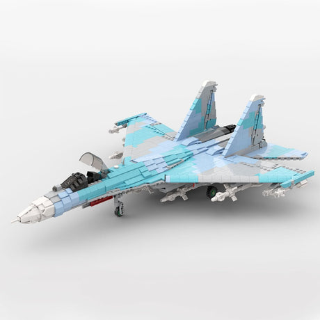MOC - 186091 Su - 27 Klemmbausteine - LesDiy - Klemmbausteine
