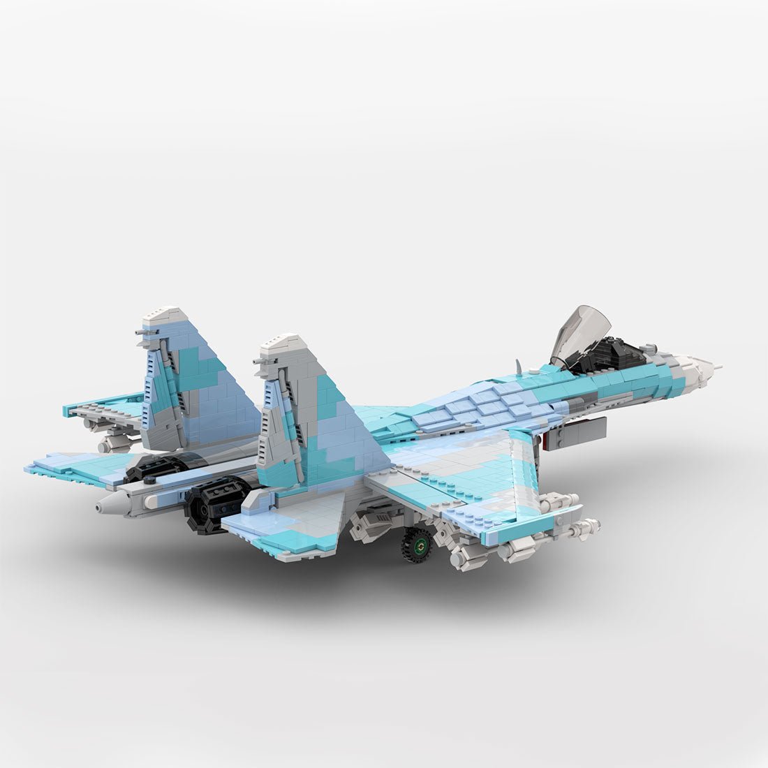 MOC - 186091 Su - 27 Klemmbausteine - LesDiy - Klemmbausteine