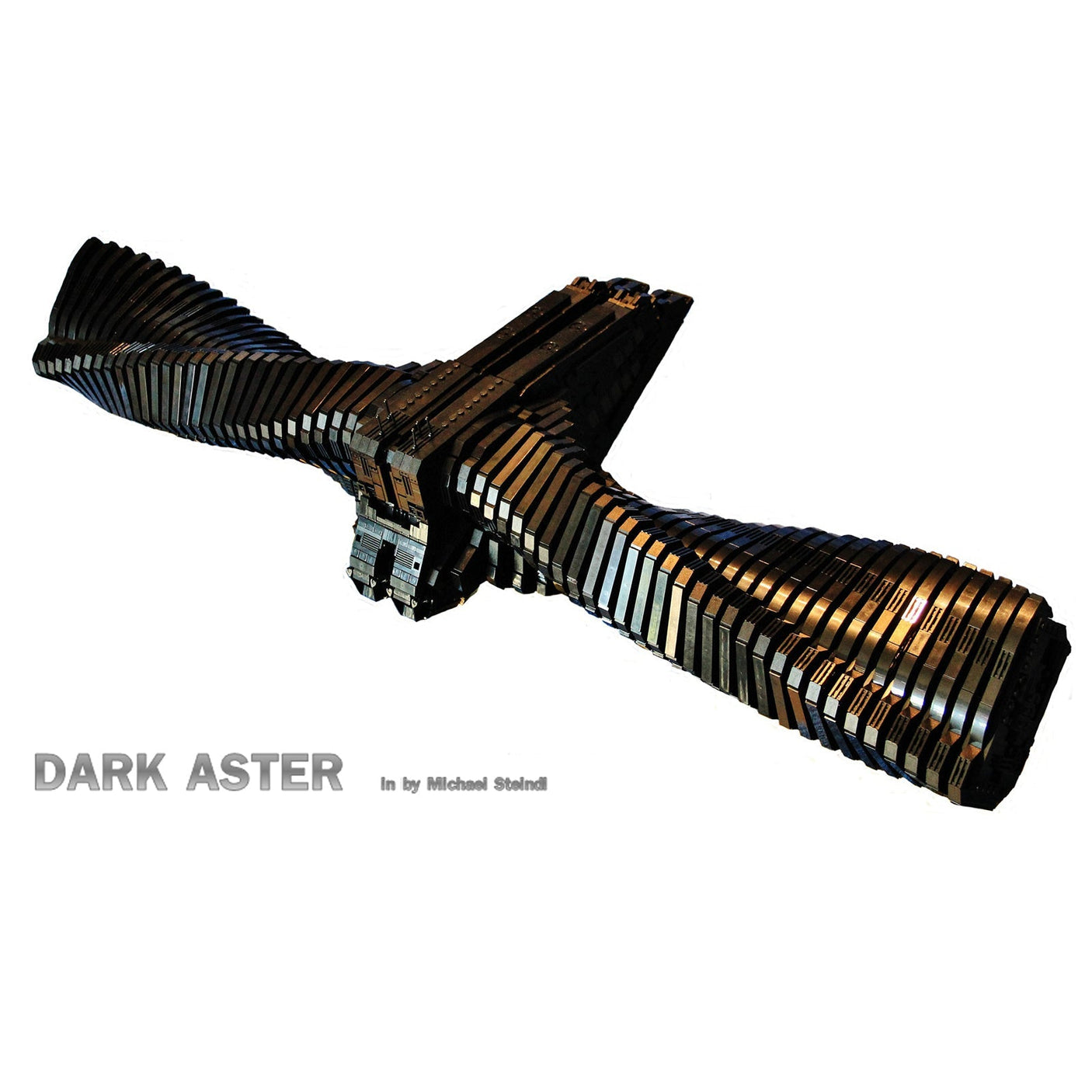 MOC - 18622 The DARK ASTER Raumschiff Klemmbausteine - LesDiy - Klemmbausteine