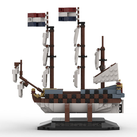 MOC - 186253 Model ship of the Zeven Provinciën Klemmbausteine - LesDiy - Klemmbausteine