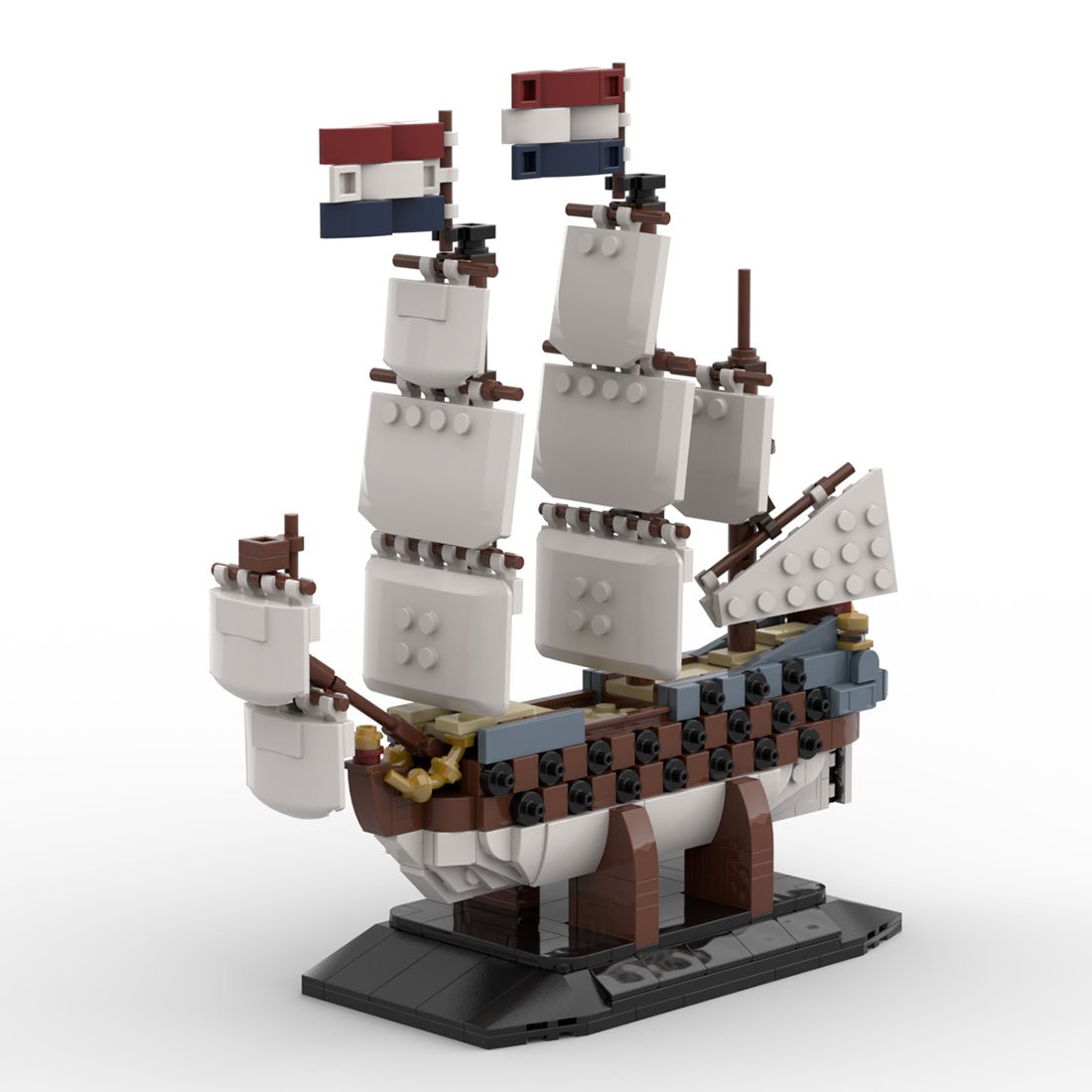 MOC - 186253 Model ship of the Zeven Provinciën Klemmbausteine - LesDiy - Klemmbausteine