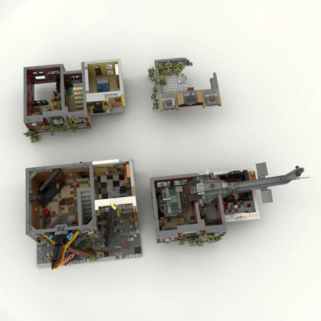 MOC - 186483 10312 Jazz Club Apocalypse Version Klemmbausteine - LesDiy - Klemmbausteine