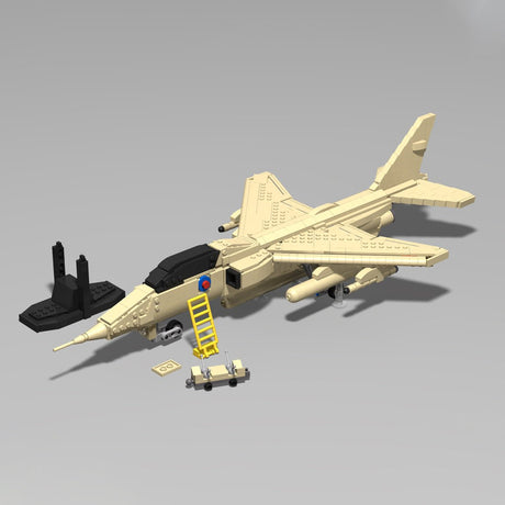 MOC - 186622 SEPECAT Jaguar GR - 1 RAF 1/35 Klemmbausteine - LesDiy - Klemmbausteine