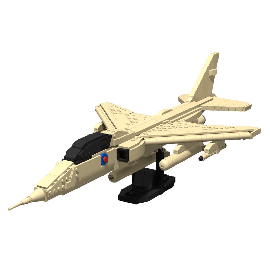 MOC - 186622 SEPECAT Jaguar GR - 1 RAF 1/35 Klemmbausteine - LesDiy - Klemmbausteine