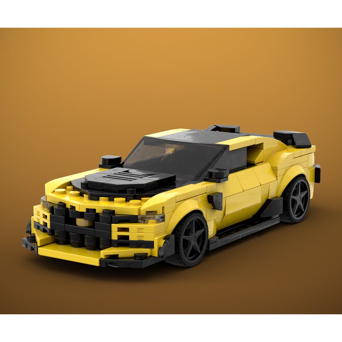 MOC - 186862 Bumblebee Chevrolet Camaro Klemmbausteine - LesDiy - Klemmbausteine