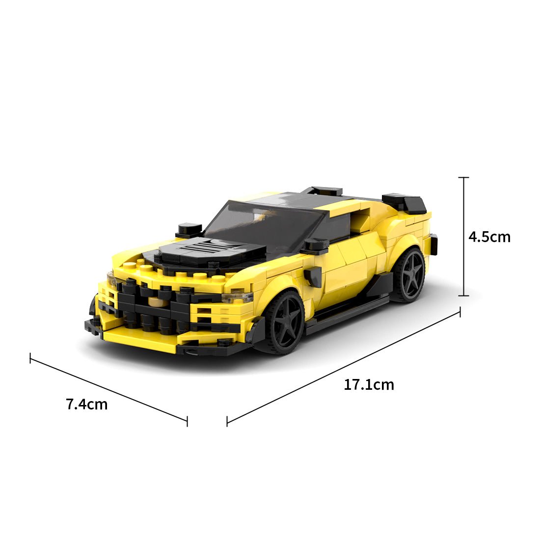 MOC - 186862 Bumblebee Chevrolet Camaro Klemmbausteine - LesDiy - Klemmbausteine