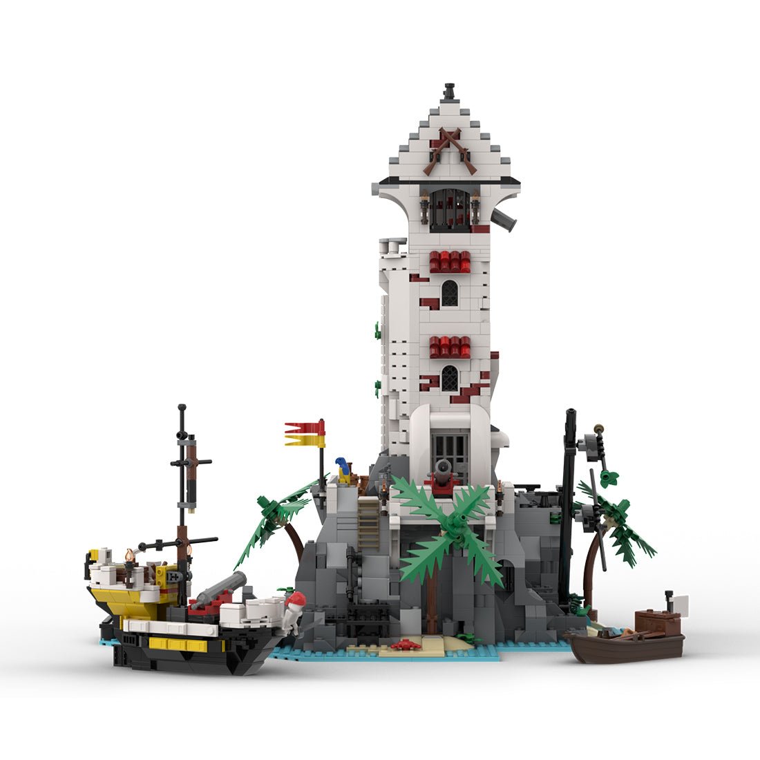 MOC - 186870 Crimson Cove Tower Klemmbausteine - LesDiy - Klemmbausteine