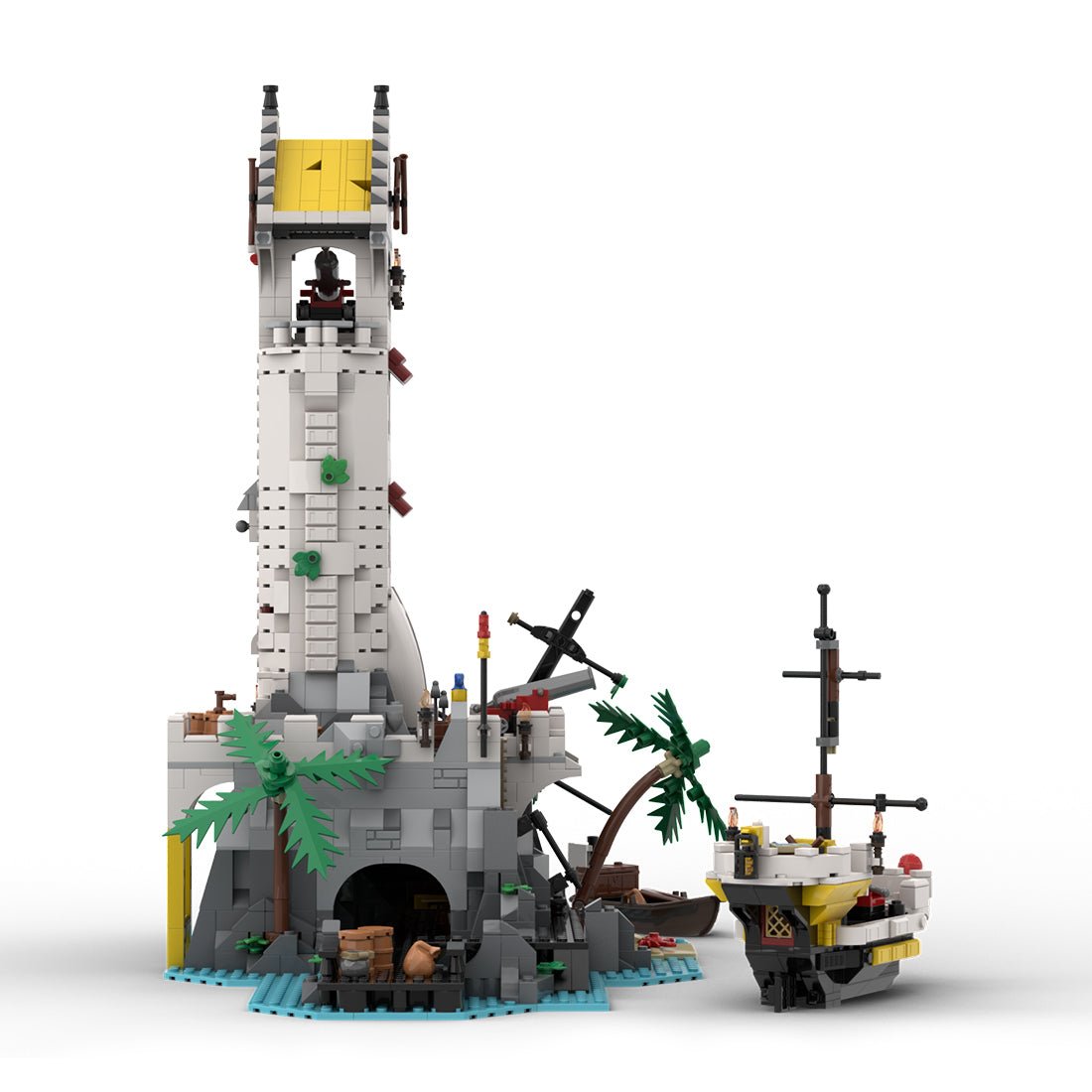 MOC - 186870 Crimson Cove Tower Klemmbausteine - LesDiy - Klemmbausteine