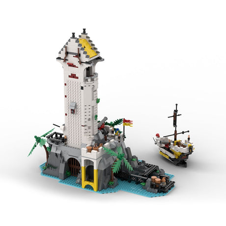 MOC - 186870 Crimson Cove Tower Klemmbausteine - LesDiy - Klemmbausteine