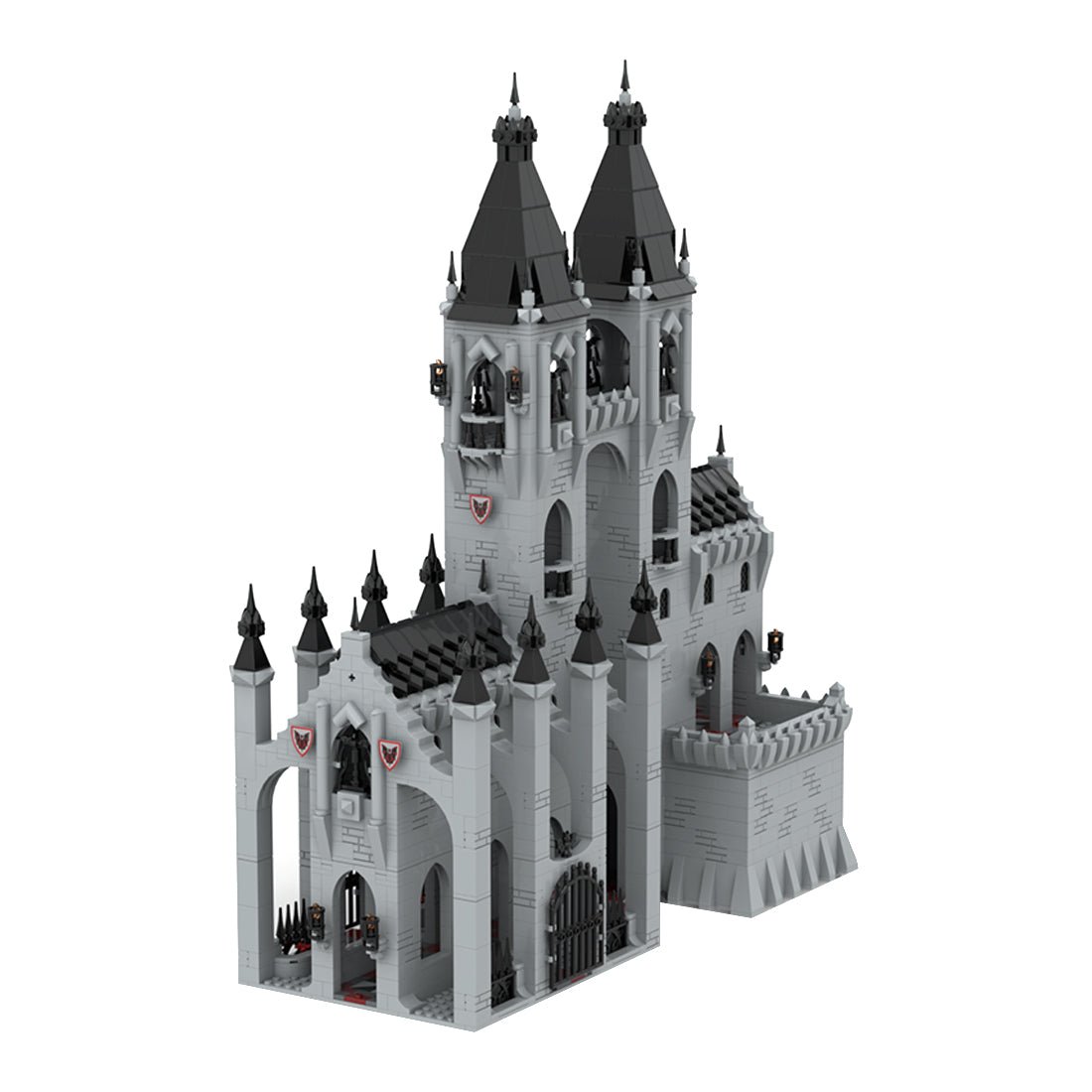 MOC - 186929 Gothic Castle Klemmbausteine - LesDiy - Klemmbausteine
