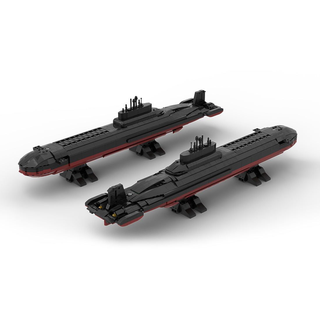 MOC - 186954 Nuclear Submarine TYPHOON | Project 941 Акула - 1:300 Scale Klemmbausteine - LesDiy - Klemmbausteine