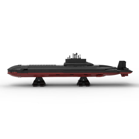MOC - 186954 Nuclear Submarine TYPHOON | Project 941 Акула - 1:300 Scale Klemmbausteine - LesDiy - Klemmbausteine