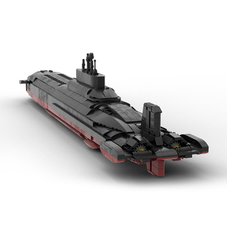 MOC - 186954 Nuclear Submarine TYPHOON | Project 941 Акула - 1:300 Scale Klemmbausteine - LesDiy - Klemmbausteine