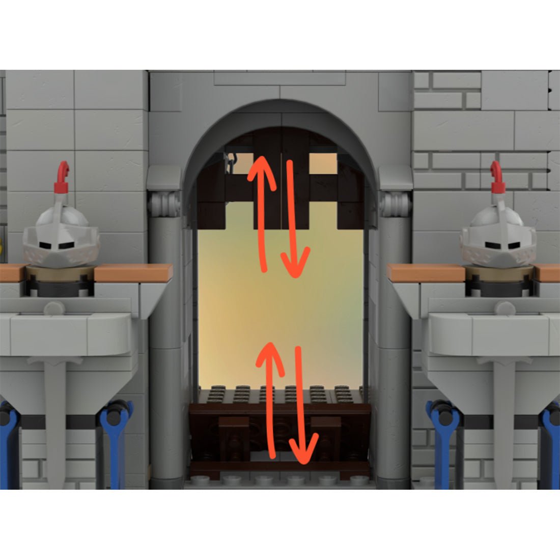 MOC - 187043 Lion's caslte Klemmbausteine - LesDiy - Klemmbausteine