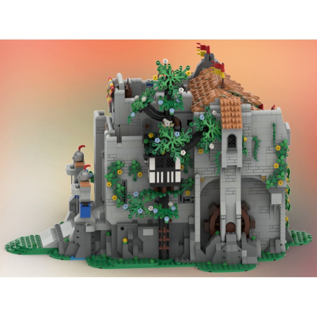 MOC - 187043 Lion's caslte Klemmbausteine - LesDiy - Klemmbausteine