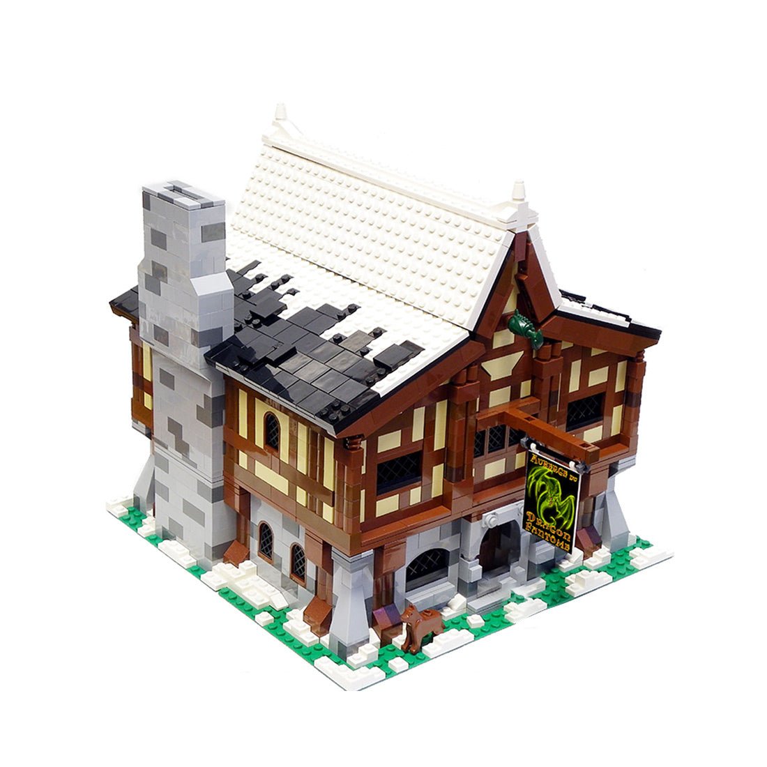 MOC - 187156 Ghost Dragon Inn Klemmbausteine - LesDiy - Klemmbausteine