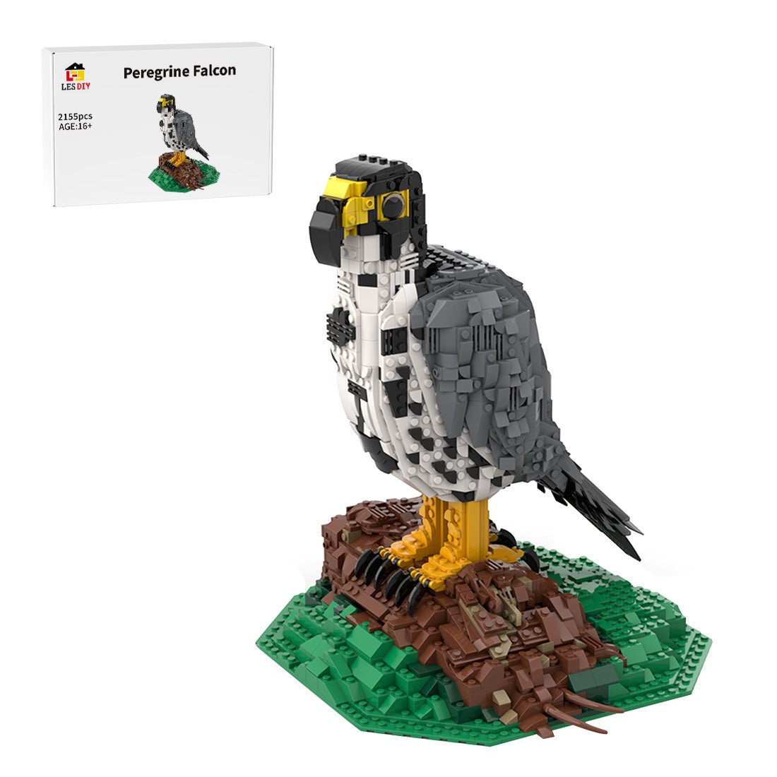 MOC - 187353 Peregrine falcon Klemmbausteine - LesDiy - Klemmbausteine