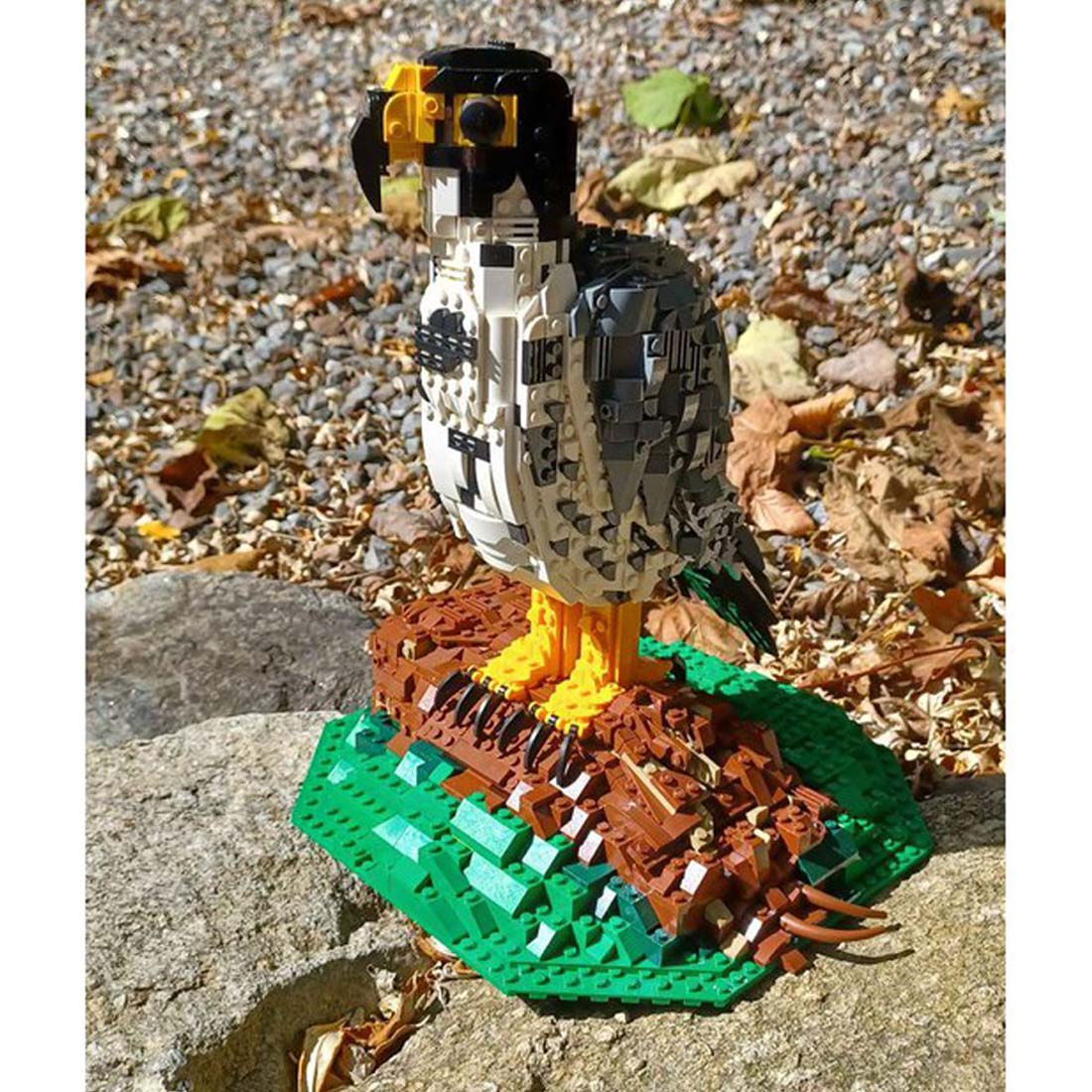 MOC - 187353 Peregrine falcon Klemmbausteine - LesDiy - Klemmbausteine