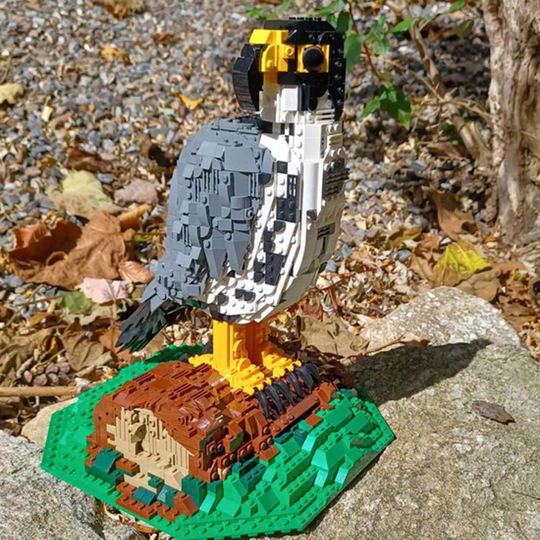 MOC - 187353 Peregrine falcon Klemmbausteine - LesDiy - Klemmbausteine