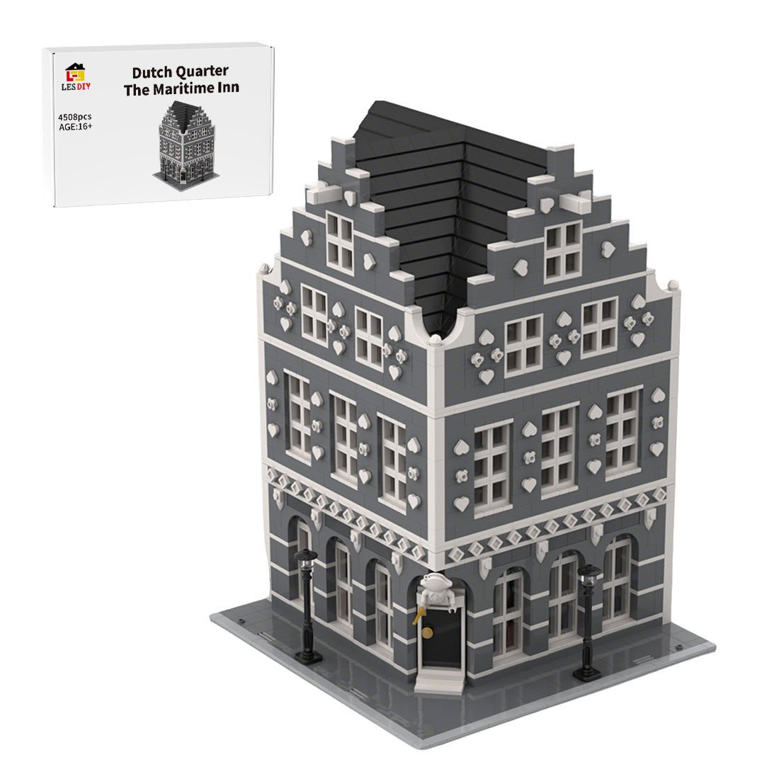 MOC - 187396 The "Flying Dutchman" Inn (Dutch Quarter) Klemmbausteine - LesDiy - Klemmbausteine