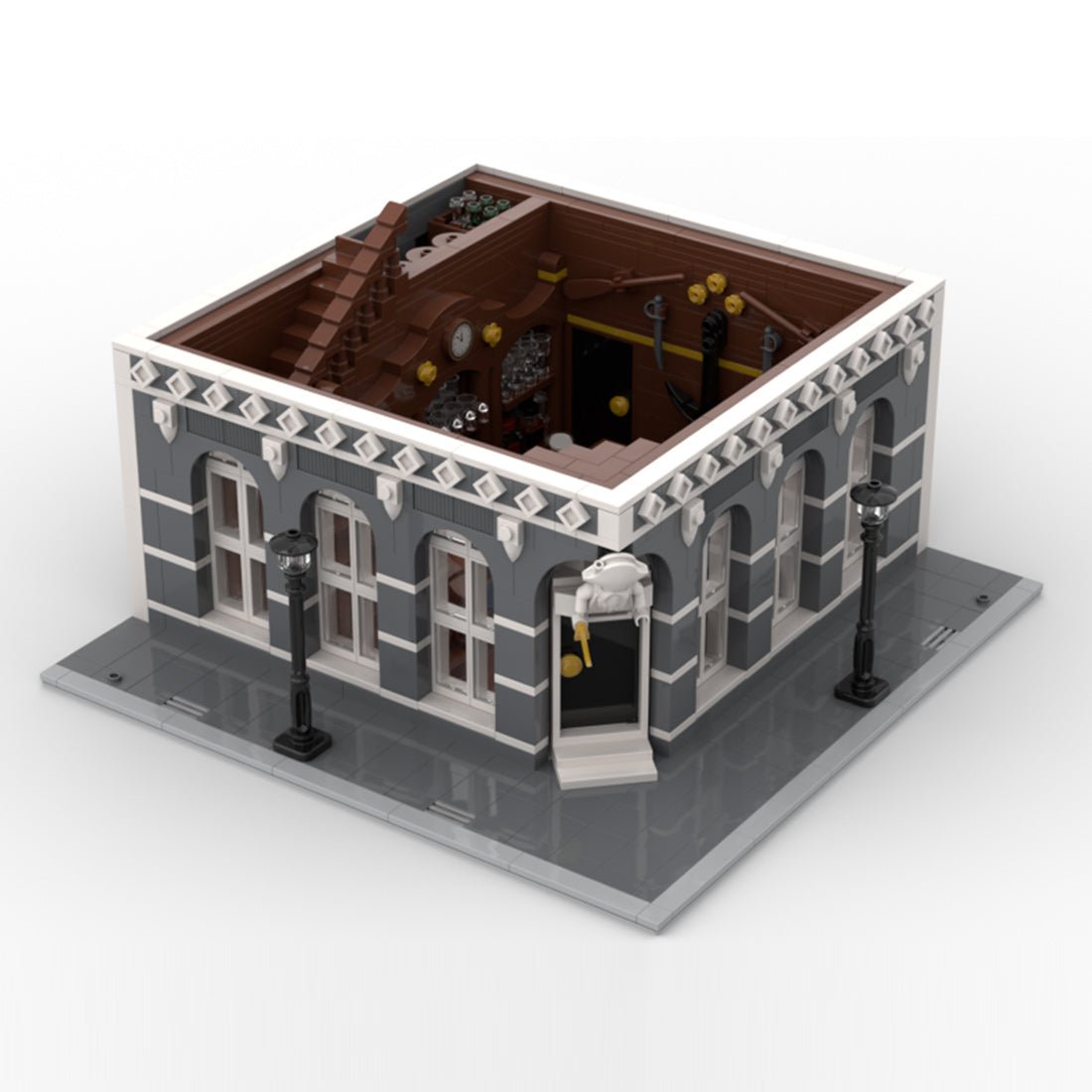 MOC - 187396 The "Flying Dutchman" Inn (Dutch Quarter) Klemmbausteine - LesDiy - Klemmbausteine