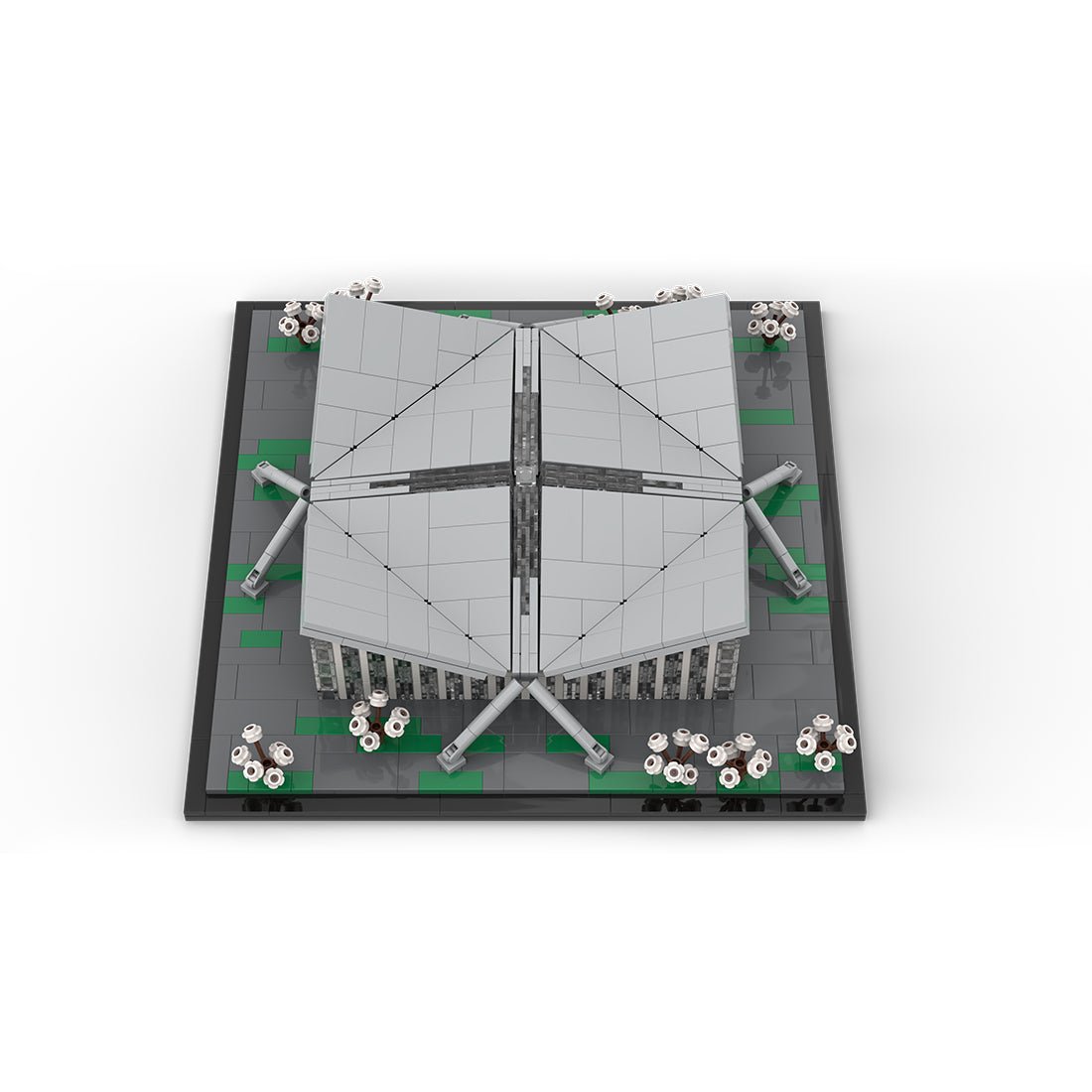 MOC - 187425 Hyparschale, Magdeburg, Germany Klemmbausteine - LesDiy - Klemmbausteine