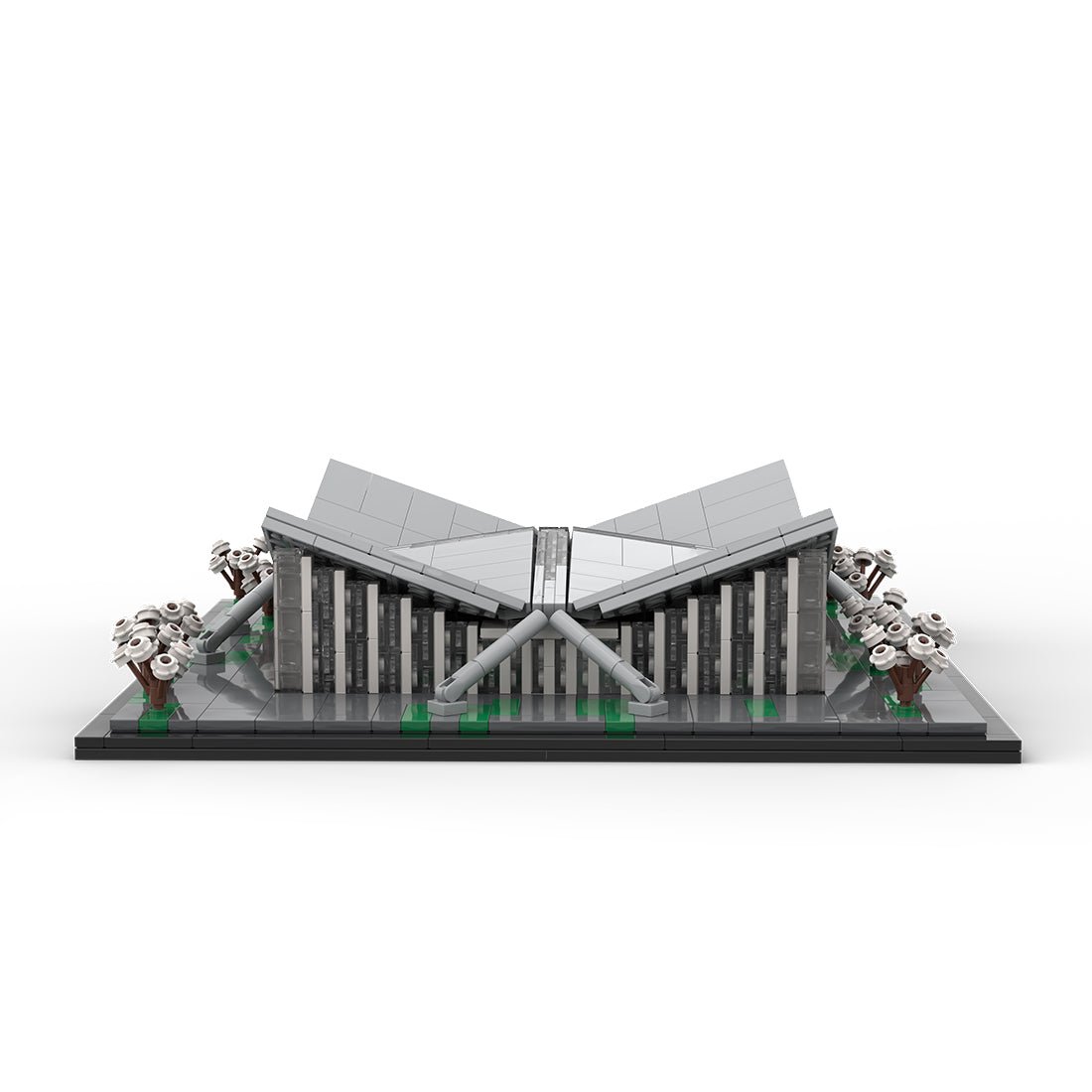 MOC - 187425 Hyparschale, Magdeburg, Germany Klemmbausteine - LesDiy - Klemmbausteine