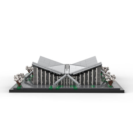 MOC - 187425 Hyparschale, Magdeburg, Germany Klemmbausteine - LesDiy - Klemmbausteine