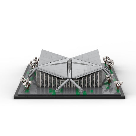 MOC - 187425 Hyparschale, Magdeburg, Germany Klemmbausteine - LesDiy - Klemmbausteine