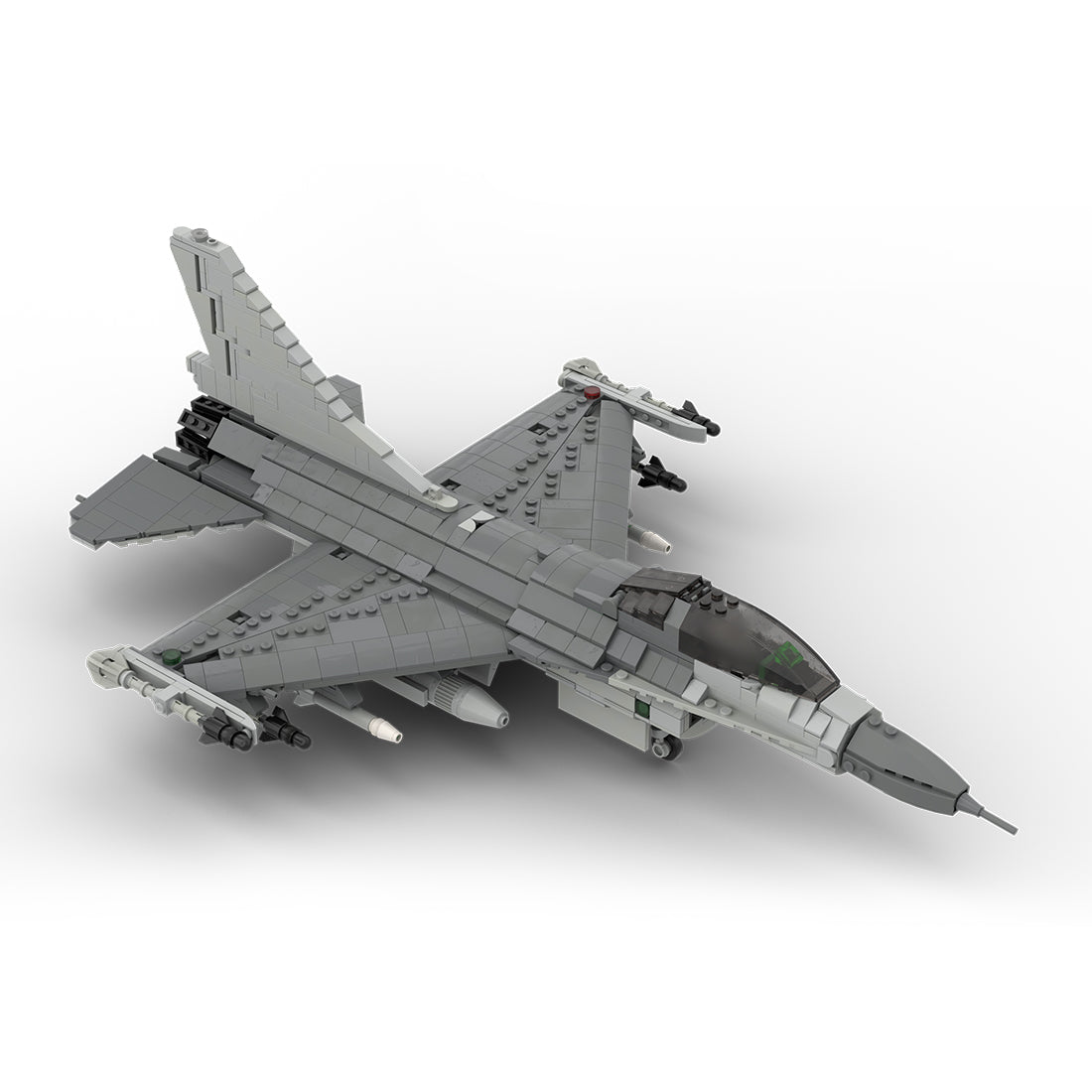 MOC - 187679 F - 16 Fighting Falcon 1:35 Scale (v2) Klemmbausteine - LesDiy - Klemmbausteine