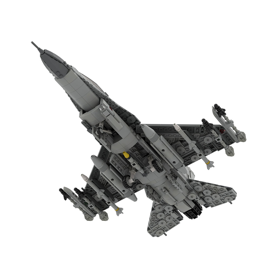 MOC - 187679 F - 16 Fighting Falcon 1:35 Scale (v2) Klemmbausteine - LesDiy - Klemmbausteine