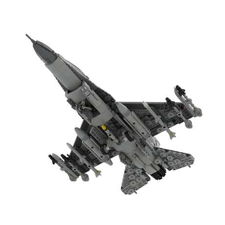 MOC - 187679 F - 16 Fighting Falcon 1:35 Scale (v2) Klemmbausteine - LesDiy - Klemmbausteine