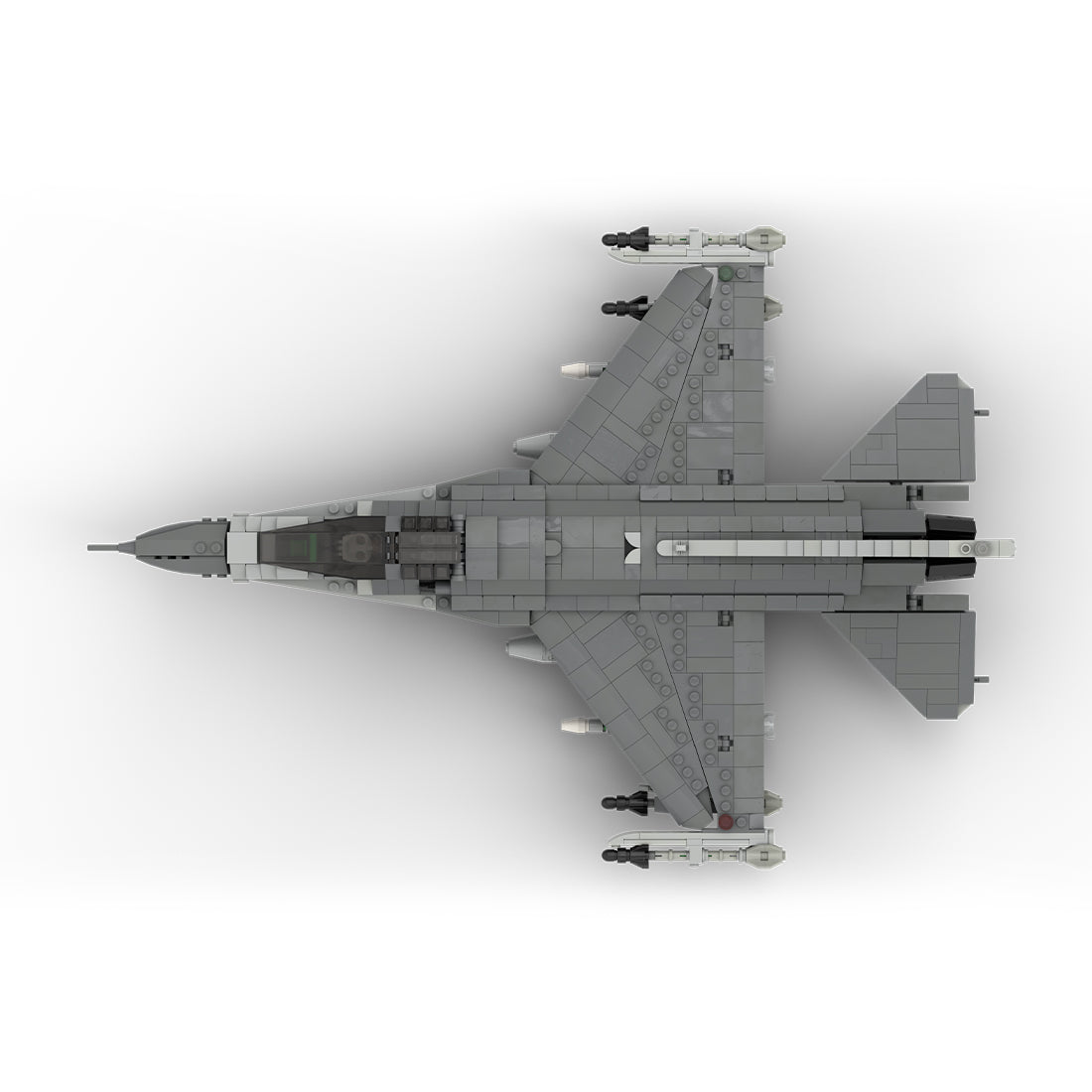 MOC - 187679 F - 16 Fighting Falcon 1:35 Scale (v2) Klemmbausteine - LesDiy - Klemmbausteine
