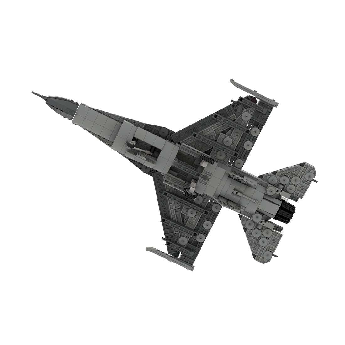 MOC - 187679 F - 16 Fighting Falcon 1:35 Scale (v2) Klemmbausteine - LesDiy - Klemmbausteine