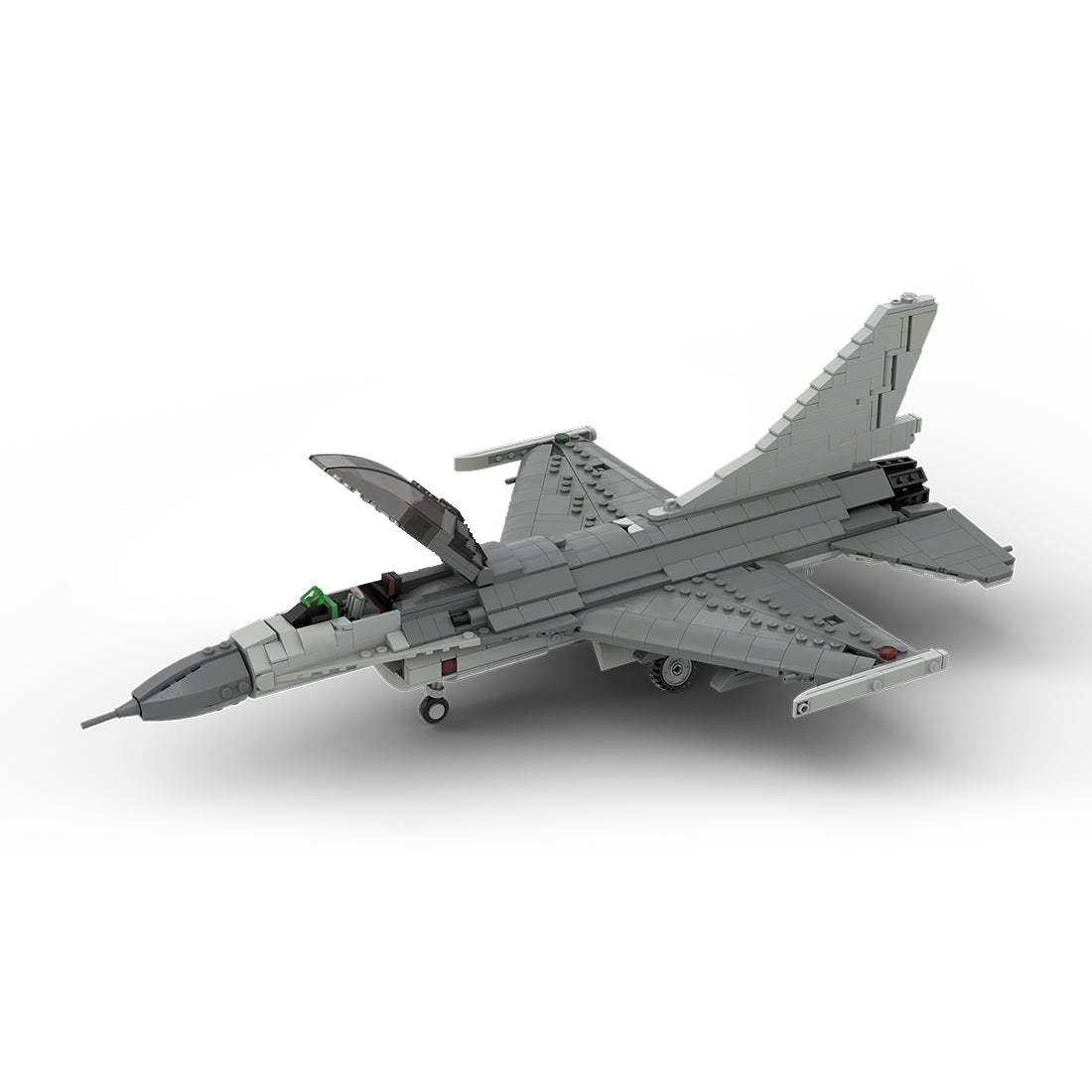 MOC - 187679 F - 16 Fighting Falcon 1:35 Scale (v2) Klemmbausteine - LesDiy - Klemmbausteine