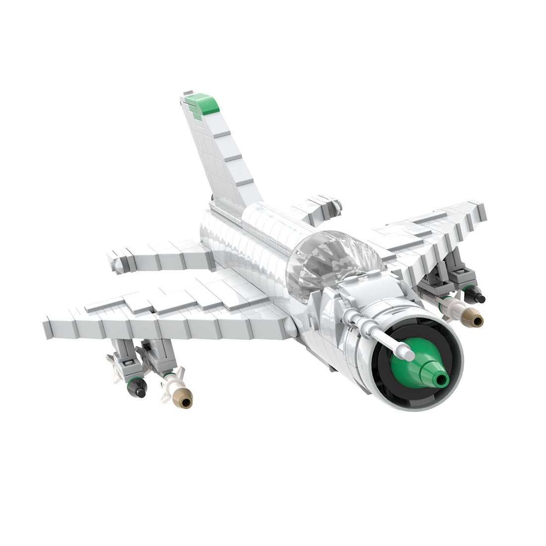 MOC - 187830 MiG - 21bis "Fishbed - L/N" Supersonic Jet Fighter/Interceptor Klemmbausteine - LesDiy - Klemmbausteine