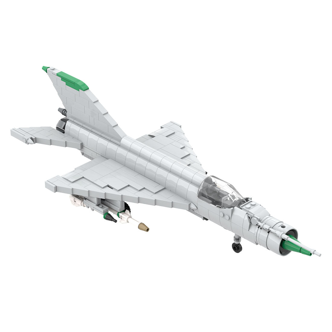 MOC - 187830 MiG - 21bis "Fishbed - L/N" Supersonic Jet Fighter/Interceptor Klemmbausteine - LesDiy - Klemmbausteine