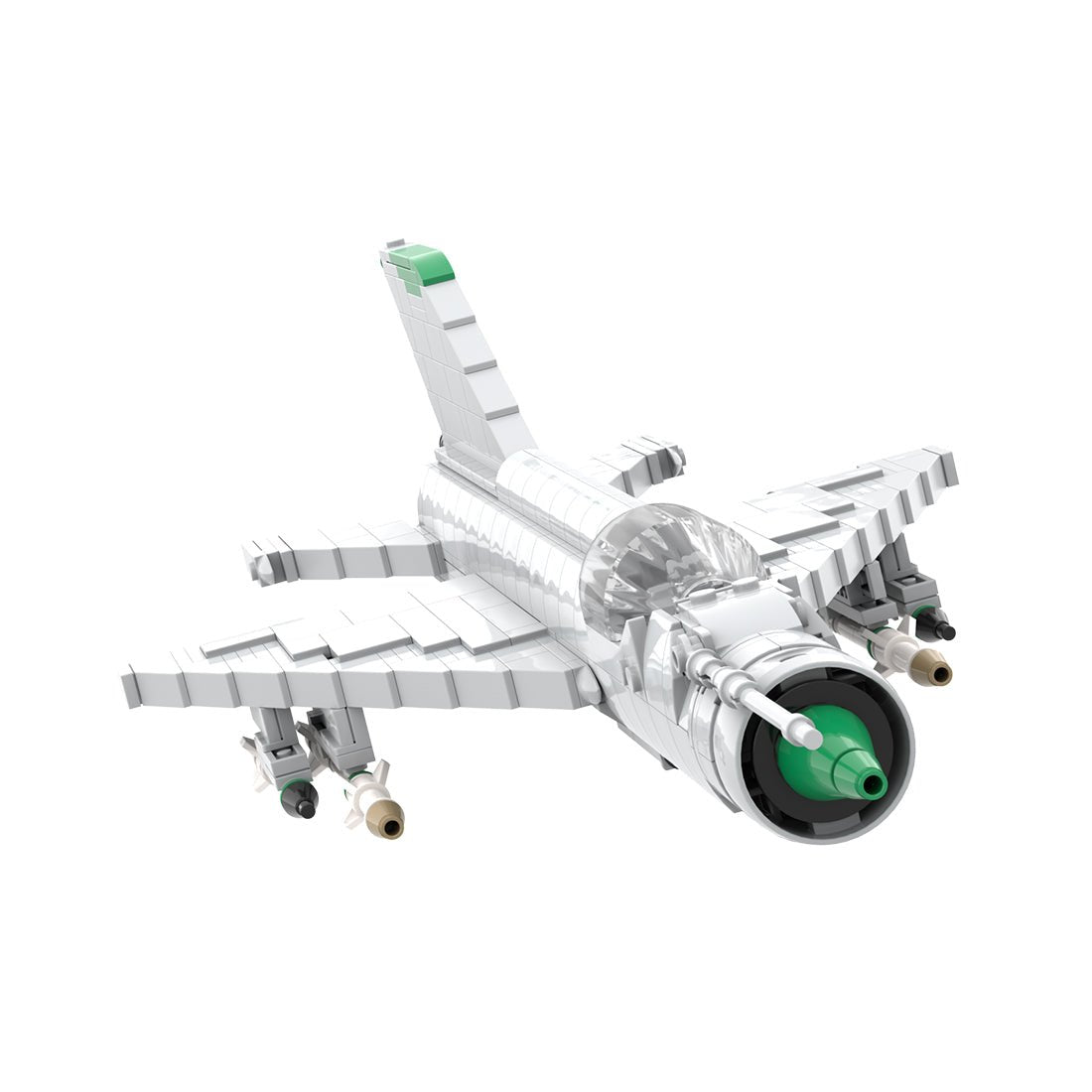 MOC - 187830 MiG - 21bis "Fishbed - L/N" Supersonic Jet Fighter/Interceptor Klemmbausteine - LesDiy - Klemmbausteine