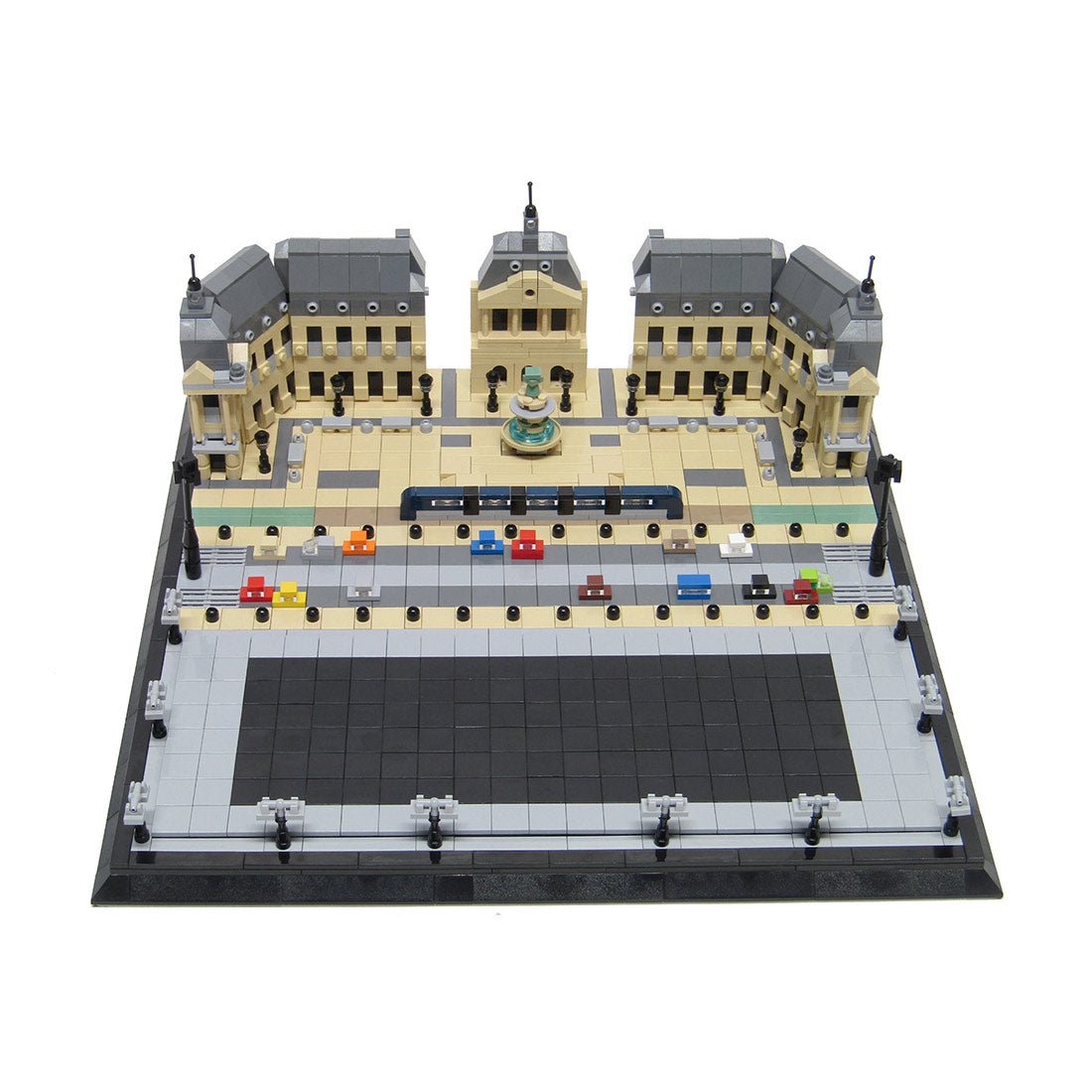 MOC - 187850 Bordeaux Miroir d'Eau micro model Klemmbausteine - LesDiy - Klemmbausteine