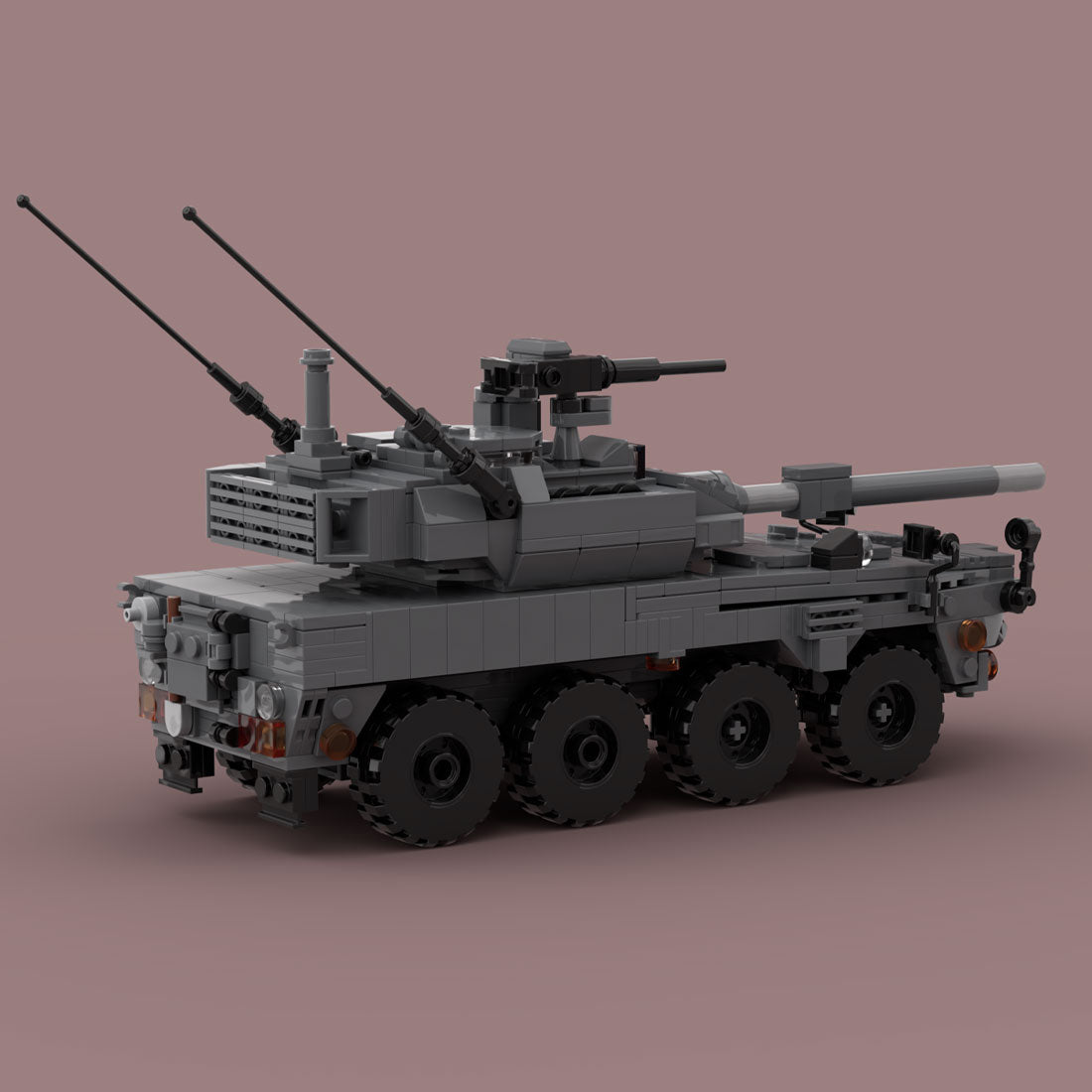 MOC - 188788 Type 16 MCV | JSDF Wheeled Fighting Vehicle Klemmbausteine - LesDiy - Klemmbausteine