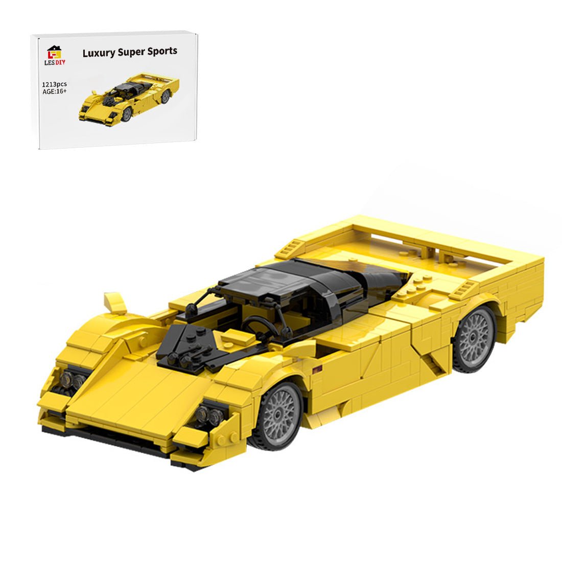 MOC - 189494 Porsche Dauer 962 Klemmbausteine - LesDiy - Klemmbausteine