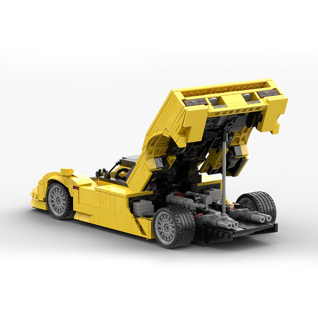 MOC - 189494 Porsche Dauer 962 Klemmbausteine - LesDiyproduct_type##