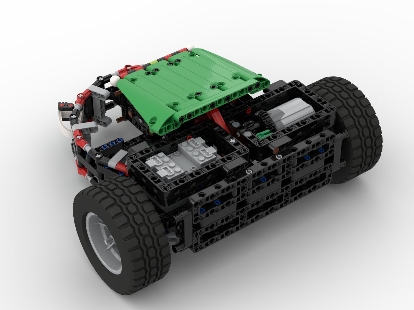 MOC - 189565 Vegas - BattleBot Combat Robot Horizontal Spinner Klemmbausteine - LesDiy - Klemmbausteine